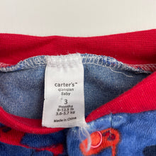 Load image into Gallery viewer, Boys Carters, soft velour coverall / romper, dragons, GUC, size 3 months,  