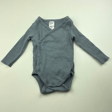 unisex Anko, ribbed bodysuit / romper, GUC, size 000,  