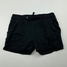 Load image into Gallery viewer, Girls Favourites, black cotton shorts, elasticated, EUC, size 2,  