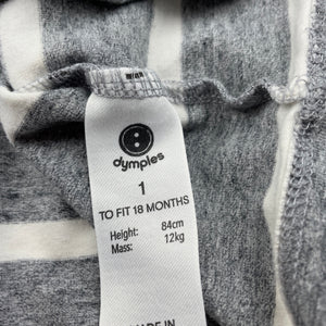Boys Dymples, soft feel long sleeve t-shirt / top, GUC, size 1,  