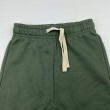 Load image into Gallery viewer, unisex Baby Berry, khaki fleece lined track pants, elasticated, EUC, size 0,  