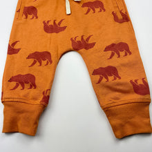 Load image into Gallery viewer, Boys Baby Berry, orange fleece lined pants, elasticated, EUC, size 0,  