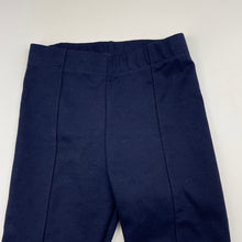 Load image into Gallery viewer, Girls Anko, navy stretchy pants, elasticated, Inside leg: 37cm, EUC, size 4,  