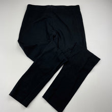 Load image into Gallery viewer, Girls Mango, black stretchy leggings, elasticated, Inside leg: 63.5cm, GUC, size 14,  