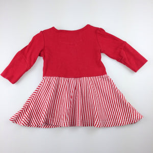 Girls SOOKI baby, red & white cotton party dress, GUC, size 00