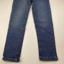 Load image into Gallery viewer, Boys Breakers, blue stretch denim jeans, adjustable, Inside leg: 54cm, EUC, size 7,  