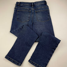 Load image into Gallery viewer, Boys Breakers, blue stretch denim jeans, adjustable, Inside leg: 54cm, EUC, size 7,  