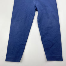 Load image into Gallery viewer, Girls H&amp;T, navy stretchy leggings, Inside leg: 27cm, GUC, size 2,  