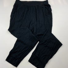 Load image into Gallery viewer, Girls Emerson, black stretchy casual pants, elasticated, Inside leg: 49cm, GUC, size 8,  