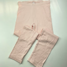 Load image into Gallery viewer, Girls Anko, pink stretchy leggings, elasticated, Inside leg: 41cm, EUC, size 6,  
