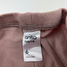 Load image into Gallery viewer, Girls Anko, stretchy leggings, elasticated, Inside leg: 42cm, GUC, size 6,  