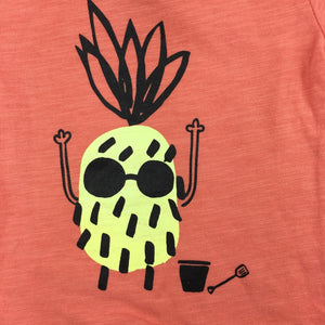 Unisex Tiny Little Wonders, cotton t-shirt / top, pineapple, NEW, size 0000