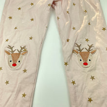 Load image into Gallery viewer, Girls Target, stretchy Christmas leggings, Inside leg: 41cm, GUC, size 5,  