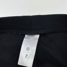 Load image into Gallery viewer, Girls Target, black stretchy pants, elasticated, Inside leg: 50cm, EUC, size 7,  
