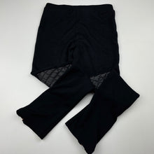Load image into Gallery viewer, Girls Target, black stretchy pants, elasticated, Inside leg: 50cm, EUC, size 7,  