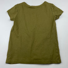 Load image into Gallery viewer, Girls Anko, khaki cotton t-shirt / top, GUC, size 5,  