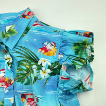 Load image into Gallery viewer, Girls Mango, Christmas cotton tie front shirt top, EUC, size 5,  