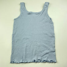 Load image into Gallery viewer, Girls Favourites, ribbed organic cotton singlet top, GUC, size 12,  