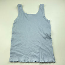 Load image into Gallery viewer, Girls Favourites, ribbed organic cotton singlet top, GUC, size 12,  