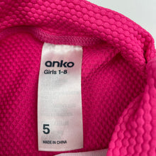 Load image into Gallery viewer, Girls Anko, short sleeve rashie / swim top, GUC, size 5,  