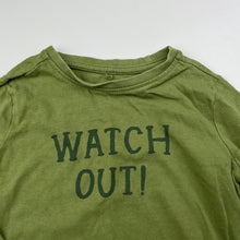 Load image into Gallery viewer, Boys Anko, green cotton long sleeve t-shirt / top, GUC, size 3,  