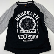 Load image into Gallery viewer, Boys Tilt, black &amp; grey long sleeve t-shirt / top, GUC, size 4,  