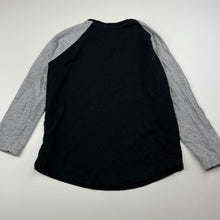 Load image into Gallery viewer, Boys Tilt, black &amp; grey long sleeve t-shirt / top, GUC, size 4,  