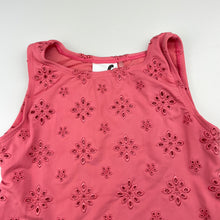 Load image into Gallery viewer, Girls Cotton On, pink floral swim top, EUC, size 6,  