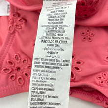 Load image into Gallery viewer, Girls Cotton On, pink floral swim top, EUC, size 6,  