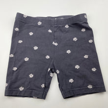 Load image into Gallery viewer, Girls Anko, grey floral bike shorts, elasticated, FUC, size 10,  