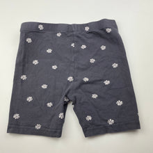 Load image into Gallery viewer, Girls Anko, grey floral bike shorts, elasticated, FUC, size 10,  