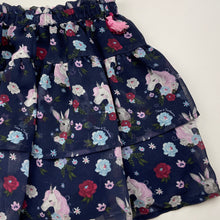 Load image into Gallery viewer, Girls Tutus &amp; Tambourines, lined lightweight skirt, elasticated, L: 31cm, FUC, size 4,  