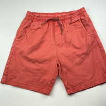 Load image into Gallery viewer, Boys Target, orange stretch cotton shorts, elasticated, GUC, size 12,  