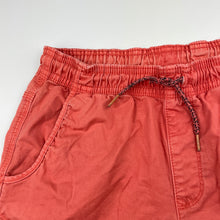 Load image into Gallery viewer, Boys Target, orange stretch cotton shorts, elasticated, GUC, size 12,  