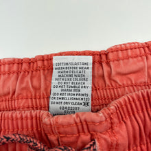 Load image into Gallery viewer, Boys Target, orange stretch cotton shorts, elasticated, GUC, size 12,  