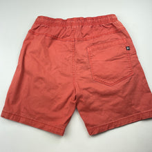 Load image into Gallery viewer, Boys Target, orange stretch cotton shorts, elasticated, GUC, size 12,  