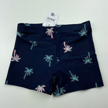 Load image into Gallery viewer, Boys Anko, navy swim shorts, elasticated, NEW, size 6,  