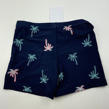 Load image into Gallery viewer, Boys Anko, navy swim shorts, elasticated, NEW, size 6,  