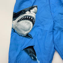 Load image into Gallery viewer, Boys Hurley, lined lightweight board shorts, elasticated, sharks, EUC, size 5,  