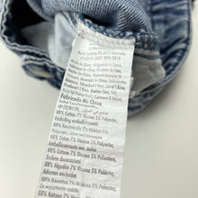 Load image into Gallery viewer, Girls Cotton On, blue denim skirt, adjustable, L: 27cm, GUC, size 4,  