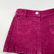 Load image into Gallery viewer, Girls H&amp;T, stretch corduroy skirt, adjustable, L: 22cm, EUC, size 3,  