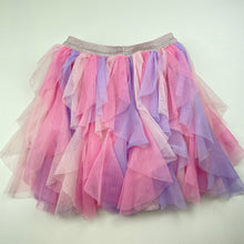 Load image into Gallery viewer, Girls Target, cotton lined tulle party skirt, elasticated, L: 32cm, EUC, size 4,  