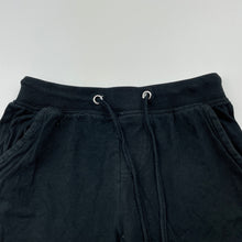 Load image into Gallery viewer, Boys black, cotton shorts, elasticated, W: 25cm across, FUC, size 4,  