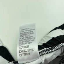 Load image into Gallery viewer, Girls Emerson, black &amp; white cotton pyjama shorts, GUC, size 8,  