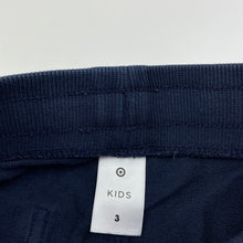 Load image into Gallery viewer, Boys Target, navy cotton shorts, elasticated, GUC, size 3,  