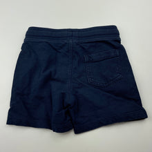 Load image into Gallery viewer, Boys Target, navy cotton shorts, elasticated, GUC, size 3,  