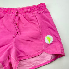 Load image into Gallery viewer, Girls Mango, lightweight board shorts, elasticated, FUC, size 14,  