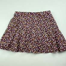 Load image into Gallery viewer, Girls Anko, floral cotton skirt, built-in shorts, elasticated, GUC, size 5,  