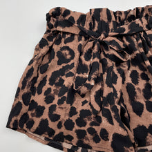 Load image into Gallery viewer, Girls SHEIN, lightweight animal print shorts, elasticated, EUC, size 9,  