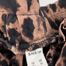 Load image into Gallery viewer, Girls SHEIN, lightweight animal print shorts, elasticated, EUC, size 9,  